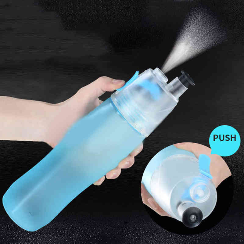 

Sports Cooling Spray Water Bottle 740ml 25oz Outdoor Camping Travel Water Bottles Plastic Frosted Cup Leak-proof Water Bottle VTKY2189