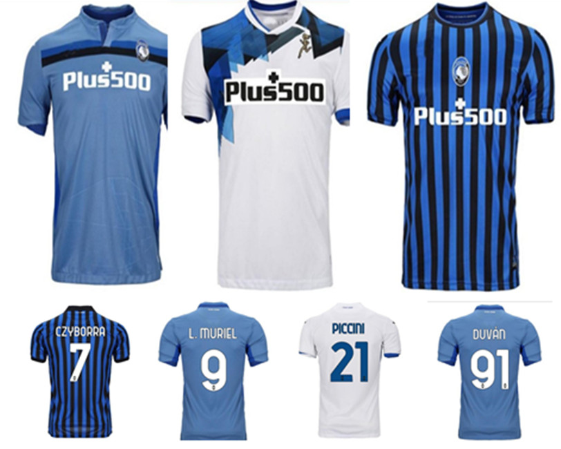 

High-quality 2021 Atalanta BC Soccer Jerseys MURIEL GOMEZ 20-21 DUVAN GOSENS Football Shirt ILICIC PASALIC MIRANCHUK LAMMERS Men Kit u, Black