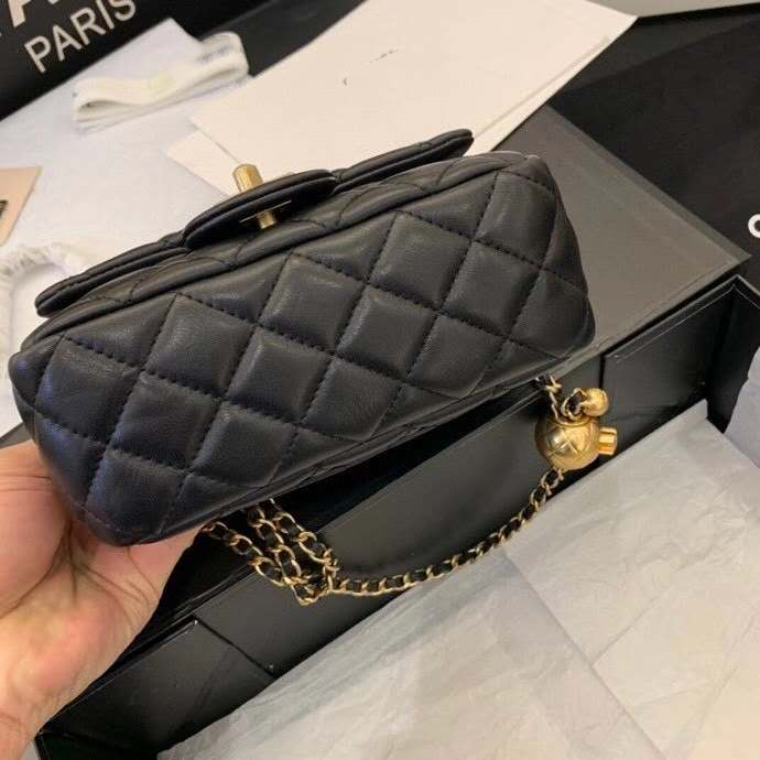

Gold ball bag trend fashion rhomb chain one-shoulder bags for women