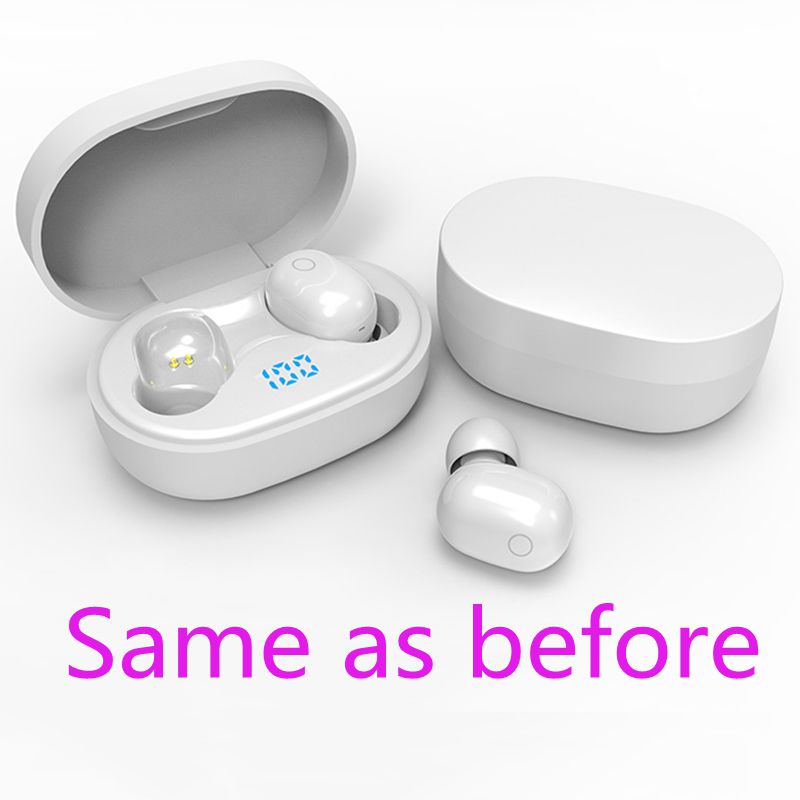 

Wireless Earphone earphones Chip Transparency Metal Rename GPS Wirrless Charging Bluetooth Headphones Generation In-Ear Detection, White