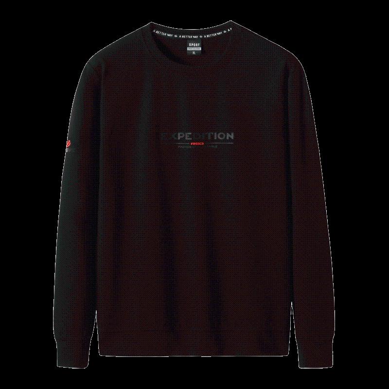 

Men's Hoodies & Sweatshirts Pullover Spring Autumn Large Size Fashion Casual Fat Sportswear Harajuku Streetwear, Black