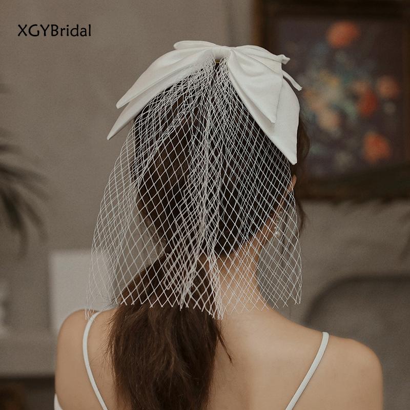

Bridal Veils 2021 Arrival Sell Wedding Po Studio Props Short White European And American Style Polyester For, Black
