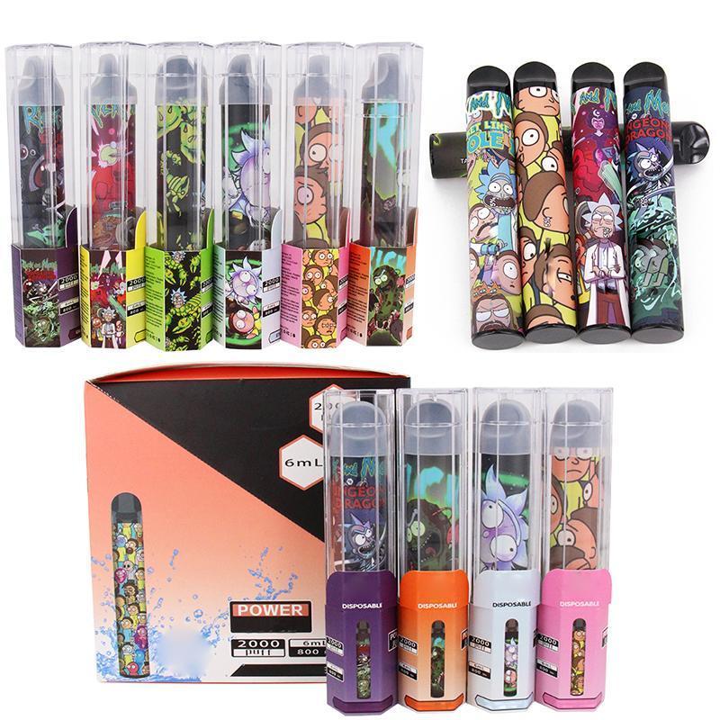 

R-M xxl 100% Authentic Disposable Device Cigarettes 2000 Puffs 6ML Pre-Filled Vape Pods bang pro max