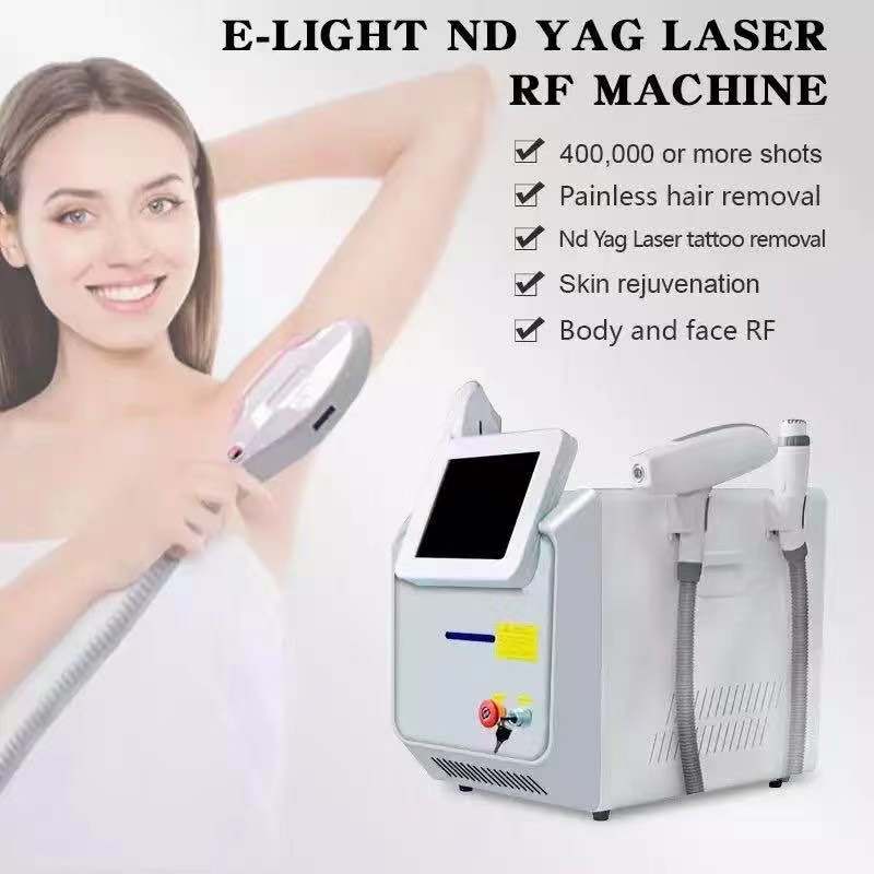 

2021 Shr Elight Ipl Opt Rf &Nd Yag Laser 360 Magneto Hair Removal 1064 Tattoo removeL multifunctional Beautye quiment