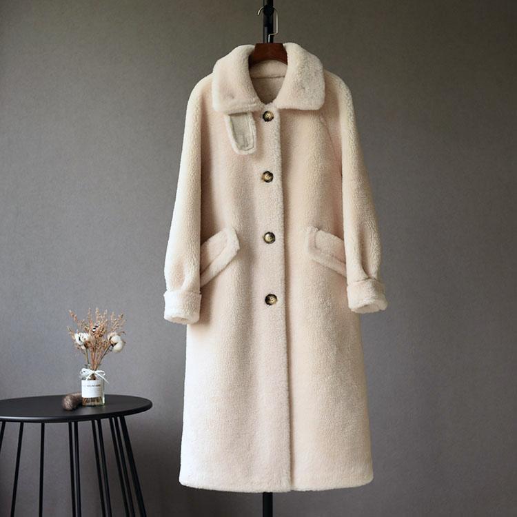 

Women' Wool & Blends Rk1910 Fashion Women Coats Jackets 2021 Runway Luxury European Design Party Style Clothing, Khaki