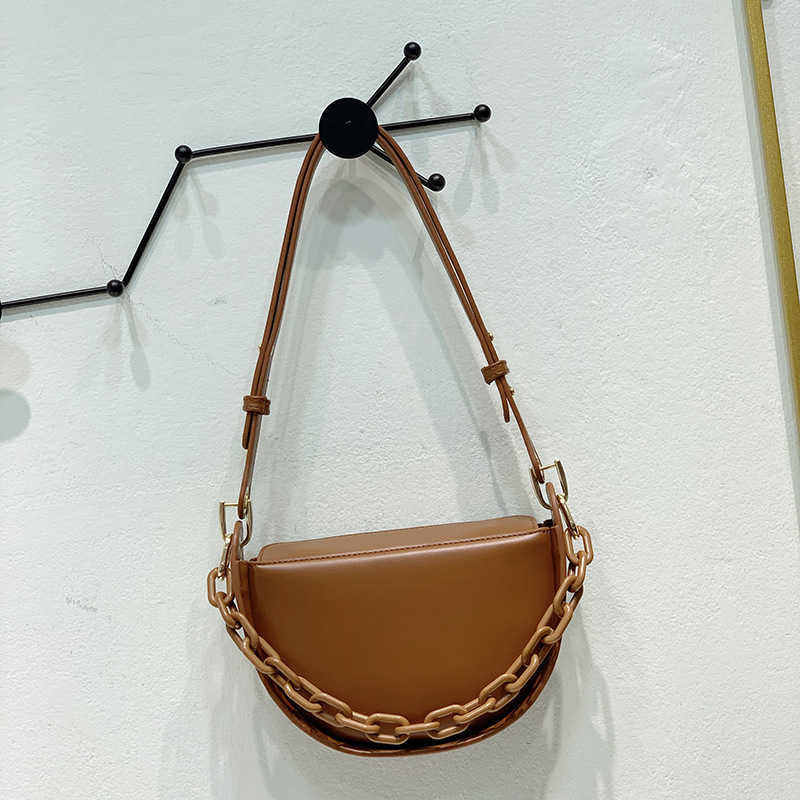 

Underarm texture high niche simple chain hand small bag fashion hand carrying Single Shoulder Messenger women's Bag Fashion, White