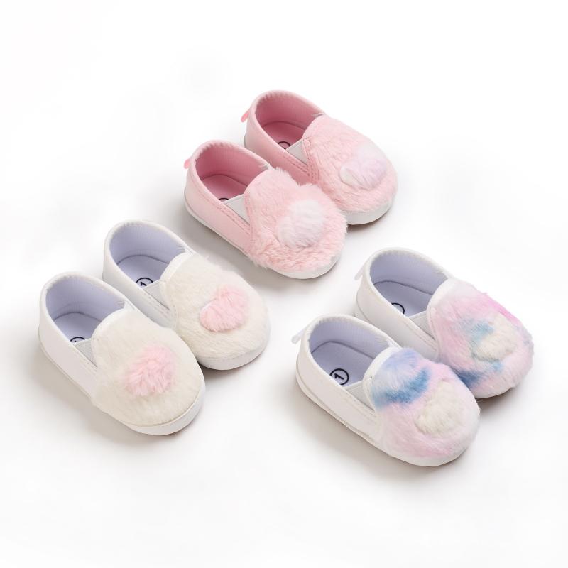 

First Walkers Baby Cute Comfortable Soft Plush Sole Casual Shoes 0-18 Months Spring And Autumn Born Indoor Bed Walking