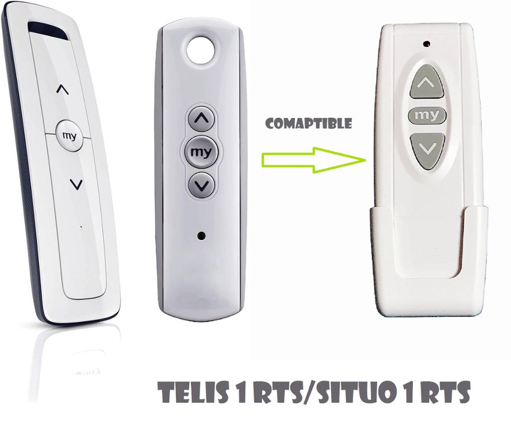 

1Pack Telis Situo 1 RTS Remote Control 433.42MHZ Replacement