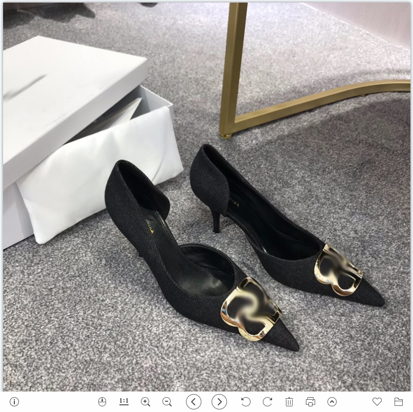

2021 Good Quality Fashion Women Luxurys Designers Shoes Designer Sandals Womens Luxury High Heels Sandal Dress Shoess With Box Size 35-41 -G533, Black