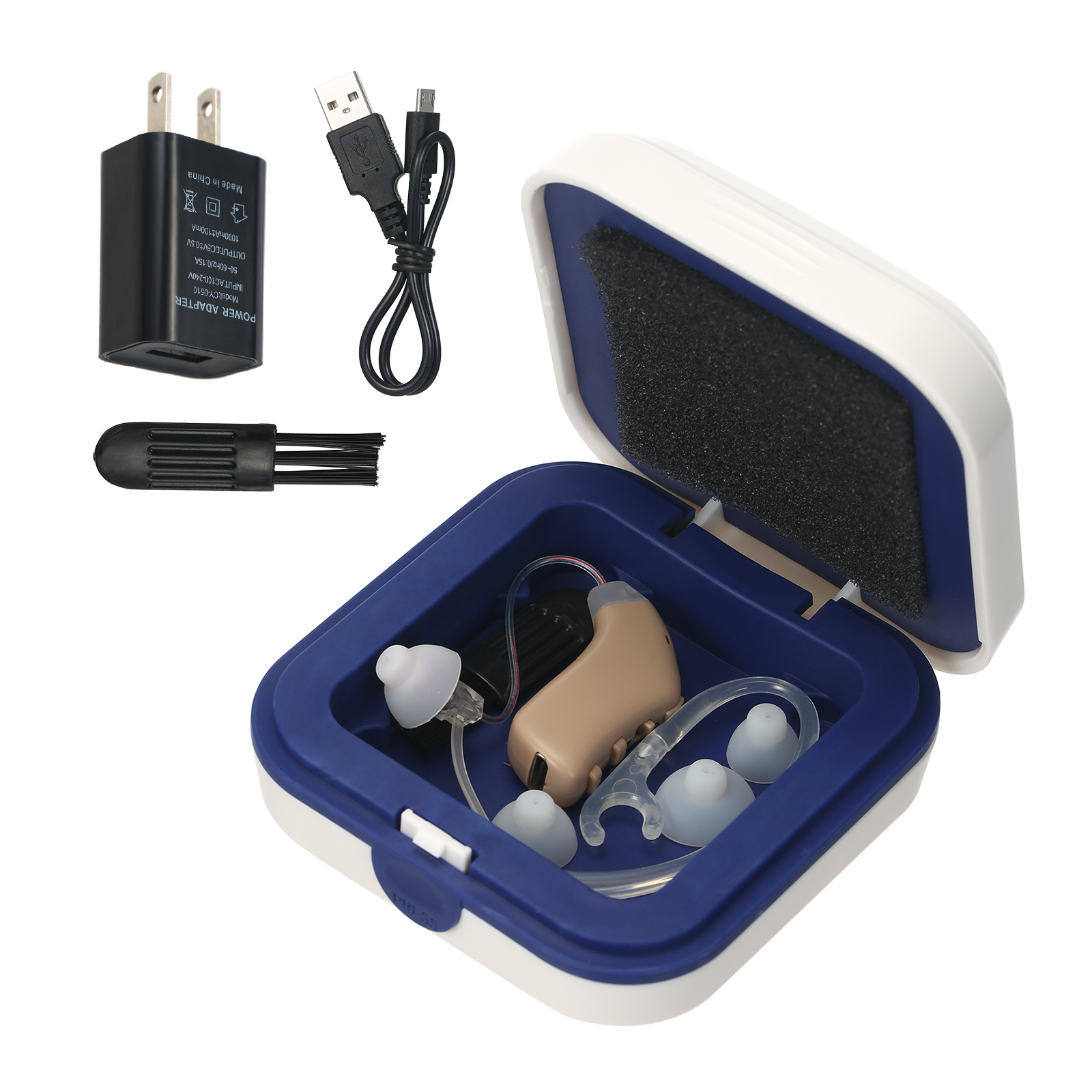 Audifonos Hearing Aids with Storage Case Rechargeable Sound Amplifier In Ear Hearing Enhancement Device for Adults & SeniorsScouts-image-732960191