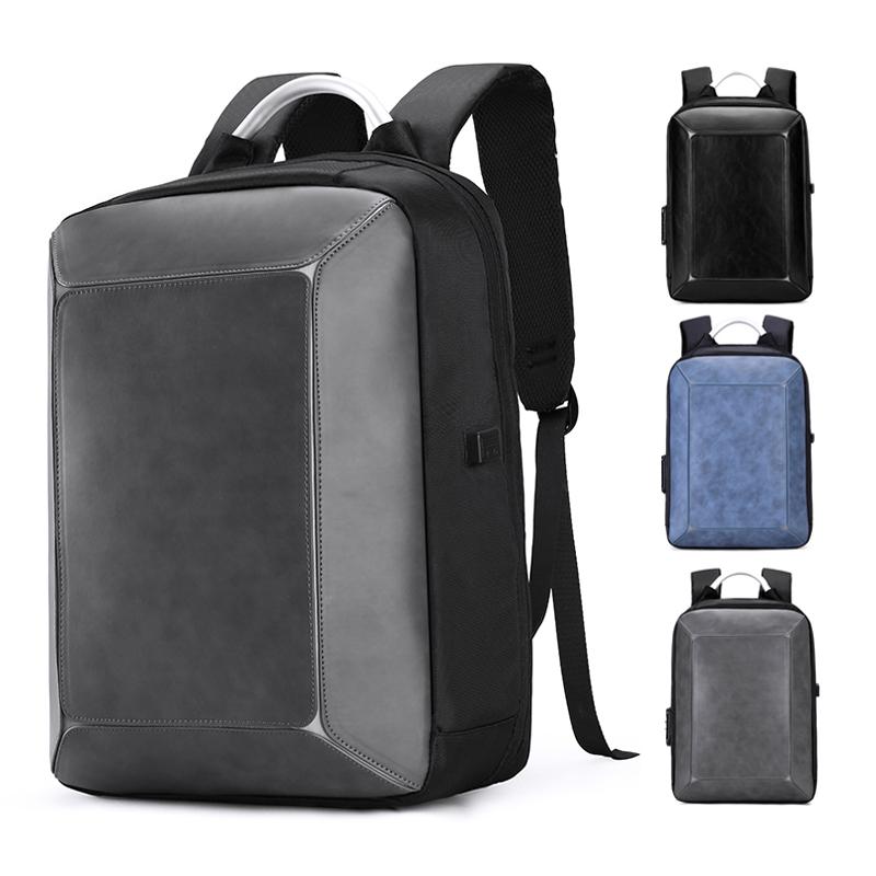 

Backpack 2021 Laptop 15.6 Inch Usb Charge Nylon Waterproof Bagpack Men Anti-theft Backbag Business Travel Bag School For Boy, Black