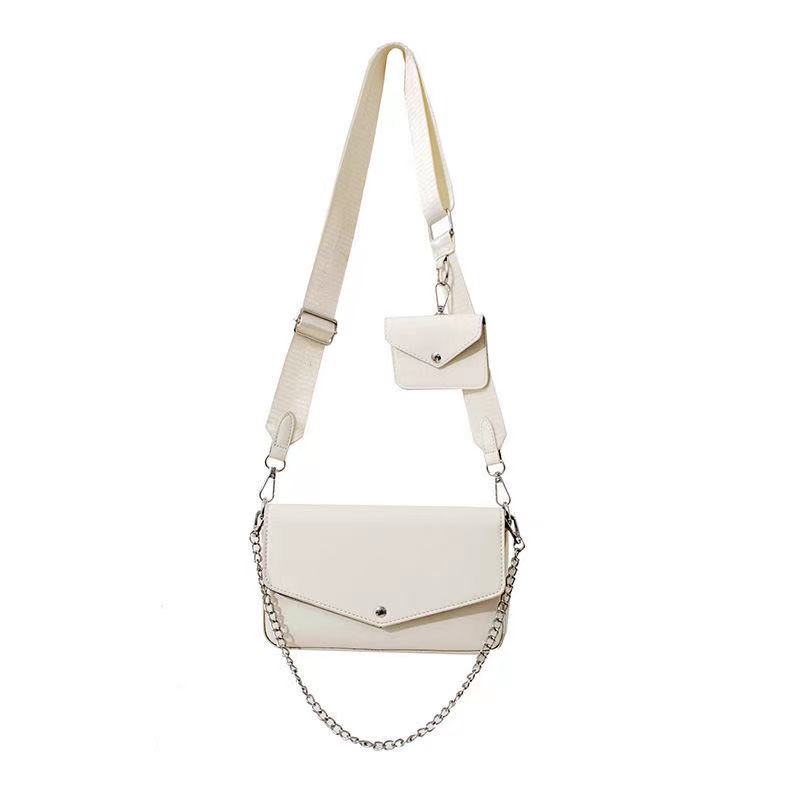 

Women Shoulder Bags Favorite Multi Pochette Accessories Brown Flower Messenger Chain Strap Cross Body Ladies Flap Purse, Black