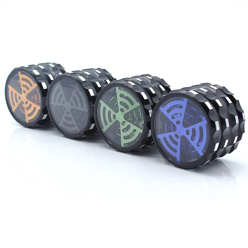 

Tobacco Smoking Herb Grinders Four parts Aluminium Alloy Grinder dia 63mm have multiple colors Metal Accessories
