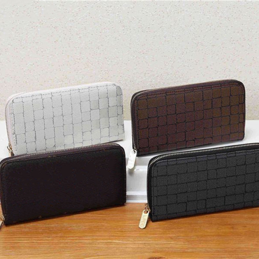 

Woman long wallet purse women Original Bag high quality fashion wallets 26, Classic flower brown + red