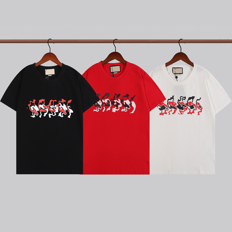 

2022 Summer Mens T-Shirts designer tee luxury tshirt patchwork letter t shirt Classic fashion womens clothing round neck casual cotton t-shirt tops, White