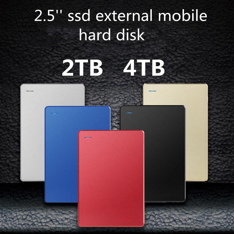 

External Hard Drives HD 2TB 4TB Solid State Drive Storage Device Computer Portable USB3.0 SSD Mobile Externe Harde