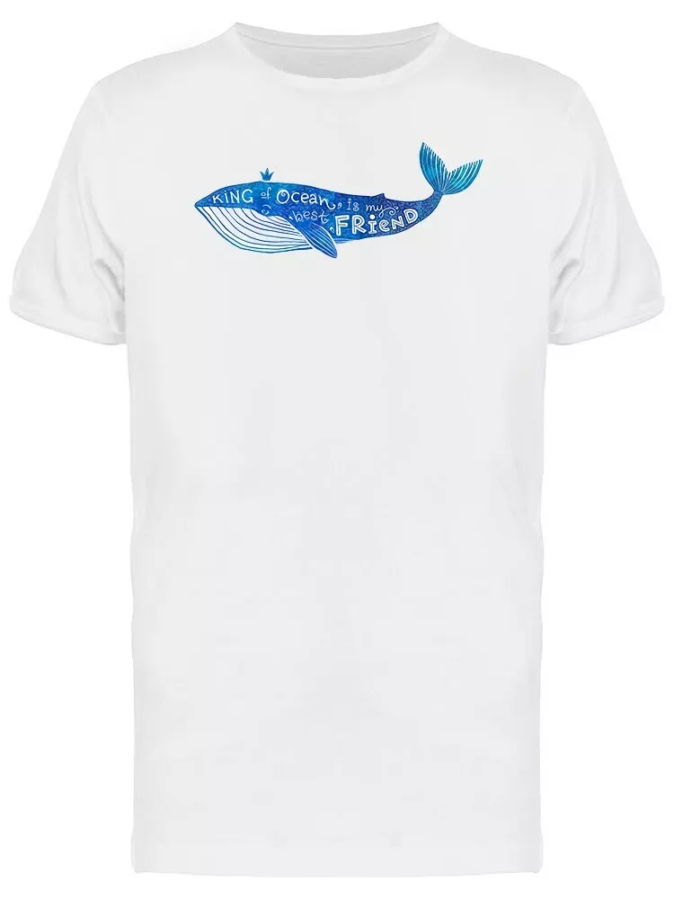 

Blue Whale King Of Ocean Slogan Men' Tee -Image by Shutterstock, Mainly pictures