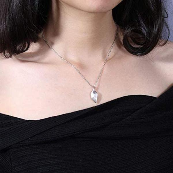 

Charms Ly Two Souls One Heart Pendant Necklace Couple Neck Chain Lightweight Simple Romantic Valentine Birthday For Your Love M99, Bronze;silver