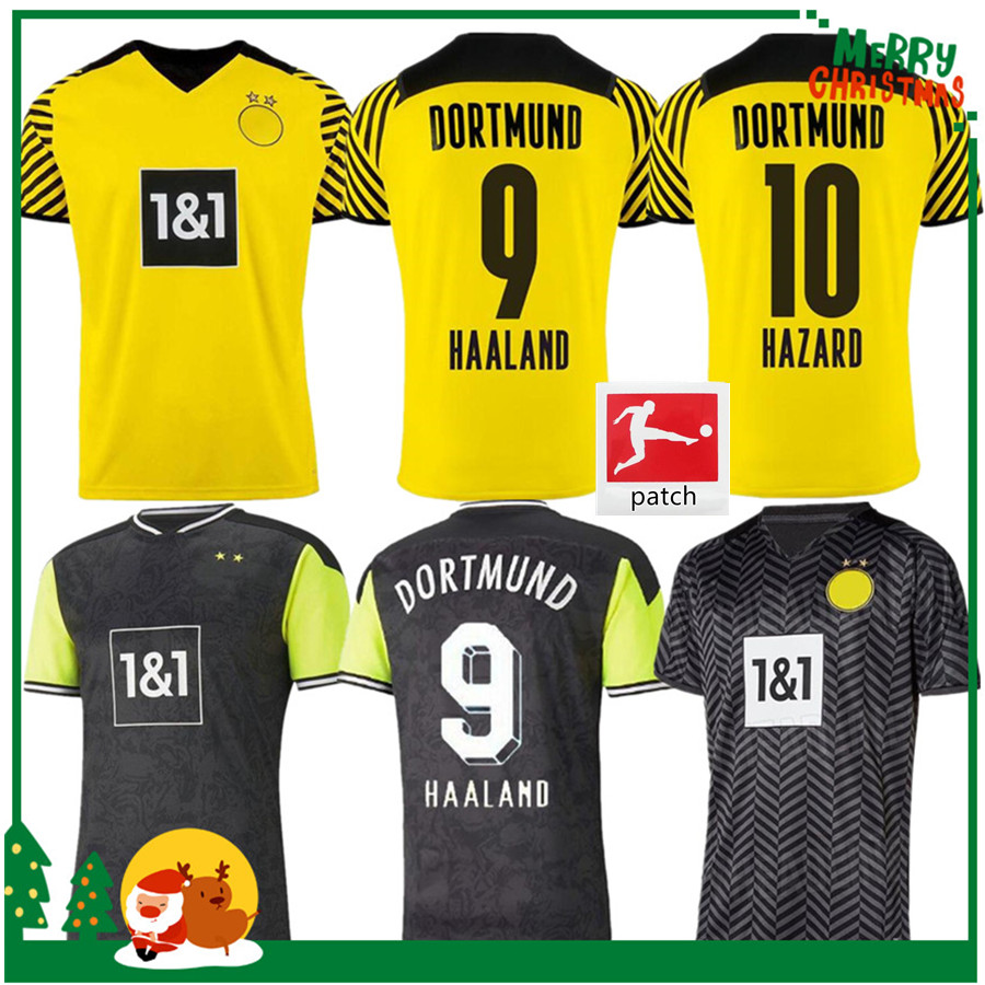 

21 22 DortMUnd soccer jerseys HAALAND REUS HAZARD HUMMELS BRANDT 2021 2022 SANCHO football shirts training uniforms Thailand aldult men + Kids Kits, 2020 northern ireland away