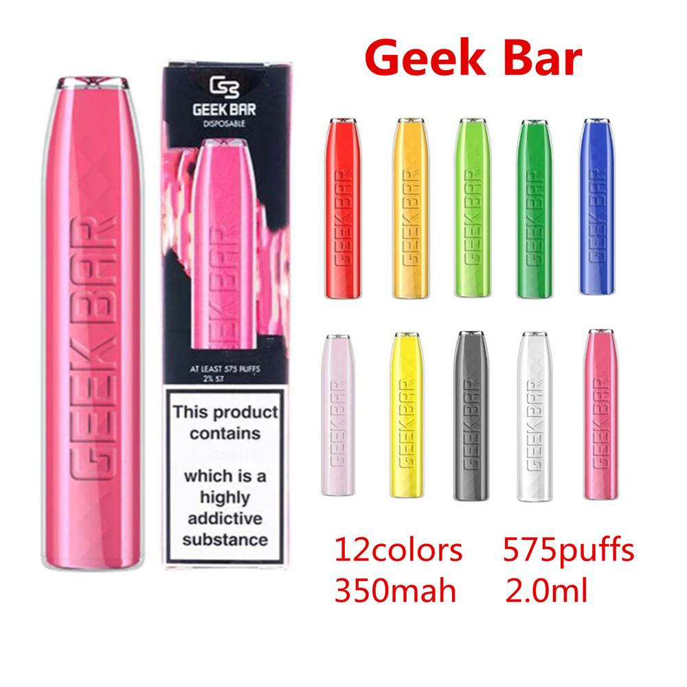 

Geekbar Disposable Vape Device E cigarettes Kit 600 Puffs 350mAh Battery Prefilled 2ml Pod