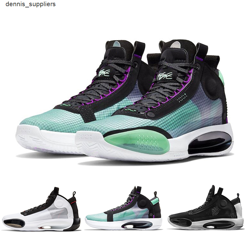 

New Jumpman XXXIV 34 Eclipse Blue Void Green White Black Red Basketball Shoes For Men 34s Sports Sneakers Baskets Trainers Zapatos, 01