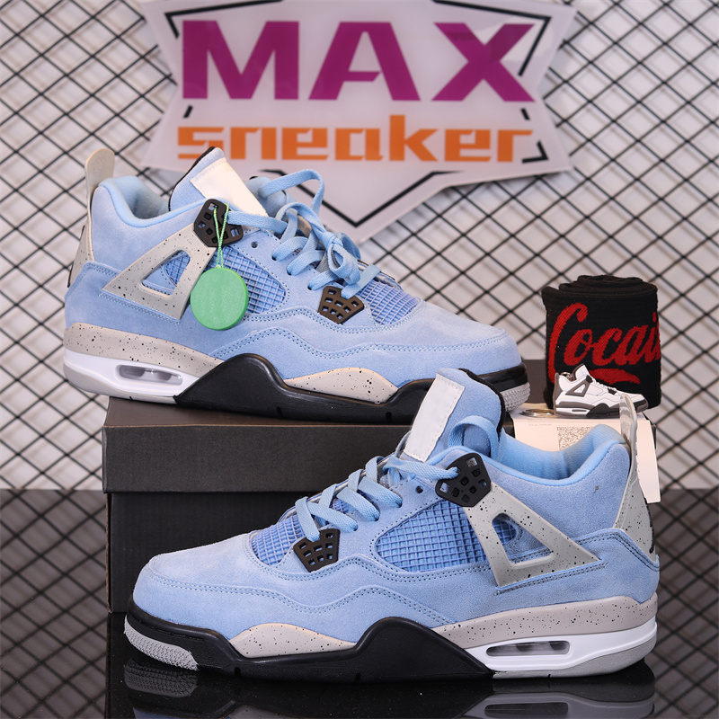 

Retro sneakers basketball shoes sport Trainers 4s Black cat guava ice men women sail Neon metallic purple bred Fire Red, Gift