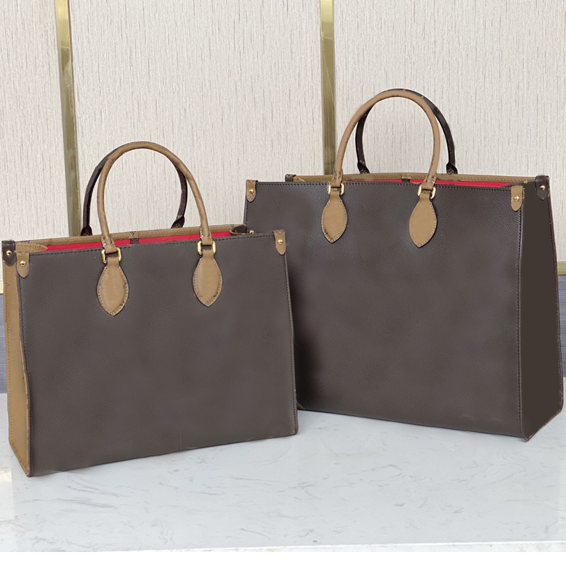 

M45321 Top quality ONTHEGO MM Tote bag M45320 GM Women's Designer Handbag High-capacity Shopping bags, Brown mm