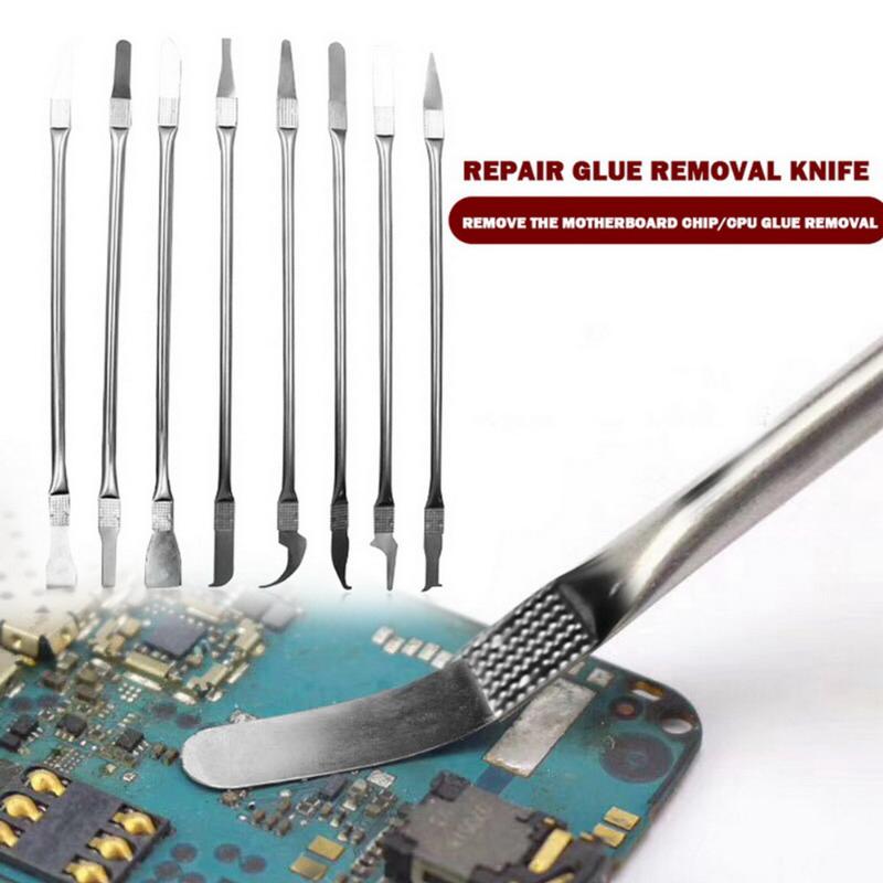 

Professional Hand Tool Sets 8pcs Universal Mobile Phone Repair Opening Metal Disassemble Crowbar Steel Pry Set