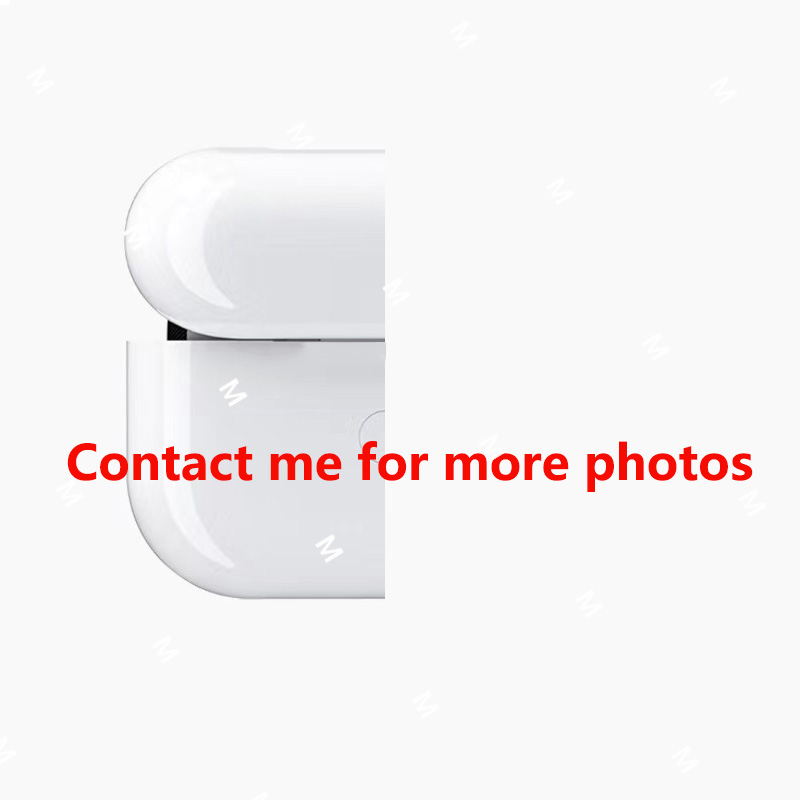 

Top Quality White Earphones Noise Cancellation Chip Rename GPS Bluetooth Headphones Wireless Charging headset In-Ear Detection Earbuds Retail Package