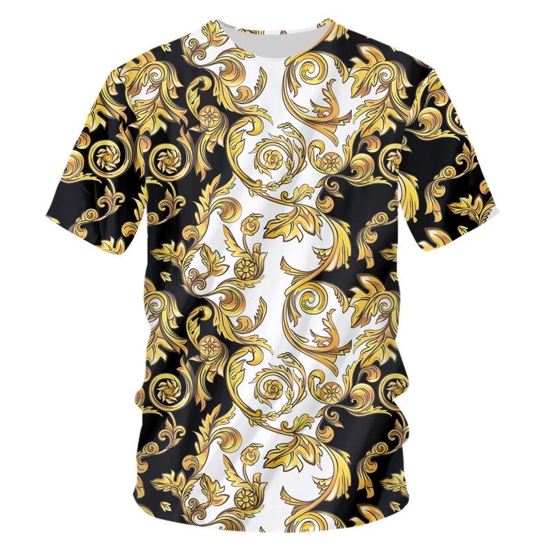 

Men's T-Shirts Overseas Short Sleeve 3D Digital Printing Casual Summer T-shirt, Ts14989