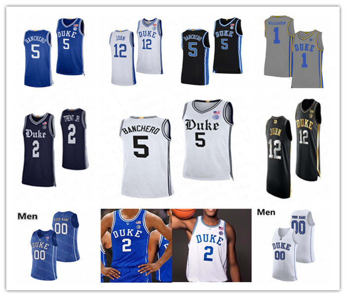 

Ncaa College Blue Devils Basketball Jerseys Paolo Banchero Wendell Moore Jr. Trevor Keels Jeremy Roach Mark Williams Joey Baker A.J. Griffin Theo John Hill Youth 4XL, White