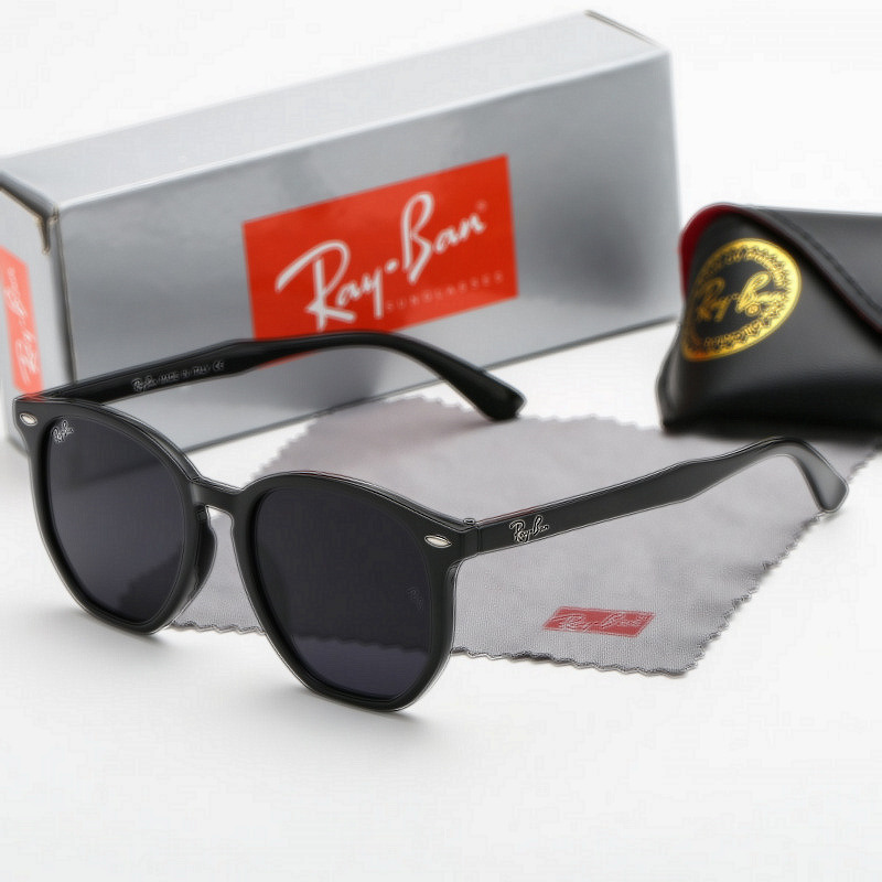 

2021 Designer Ray Men Women Sunglasses Vintage Pilot Brand Band UV400 Protection Bans Ben wayfarer sun glasses with case A4, White;black