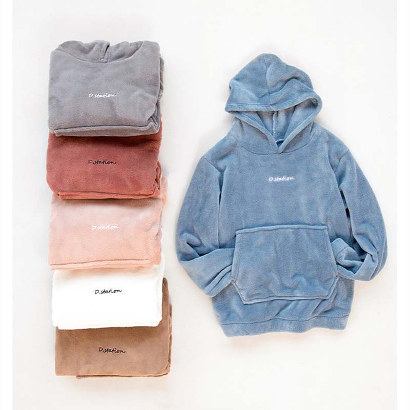 

2021autumn winter pajamas set women loungewear fleece sleepwear home suits homewear ladies warm plush lounge sleep wear, Black;red
