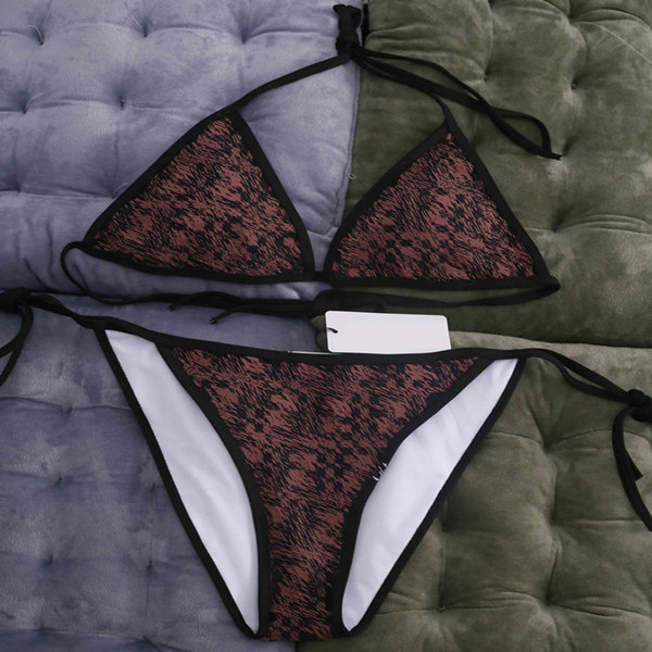 High Quality Women Bandage Swimsuit Bikini Sexy Push Up Swimwear Low Waist Bathing Halter Bikinis Suit Swim-image-680075225