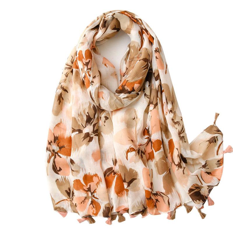 

Scarves Tassel Viscose Shawl Scarf High Quality Neckerchief Winter Foulards Muslim Hijab Sjaal Stole Bufandas Wrap Pashmina