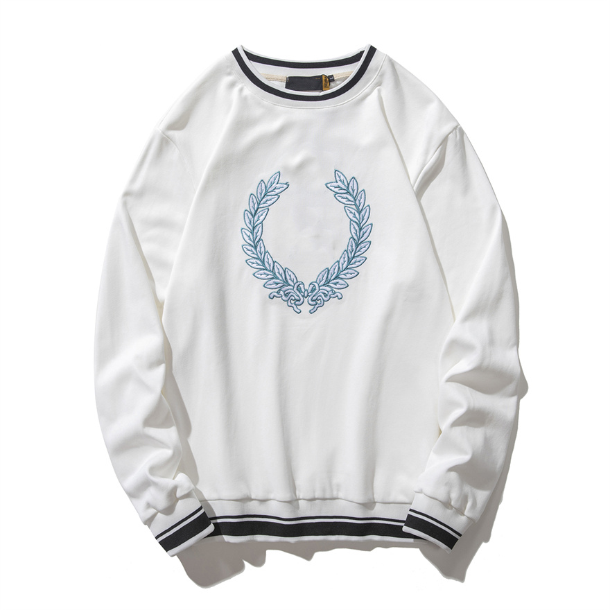 

2021Hot Luxury and nobility Men' Leisure Sportswear collar Outerbanks Male Huangguan embroidery Fleece Sweatshirt Hoody Pull M-3xl