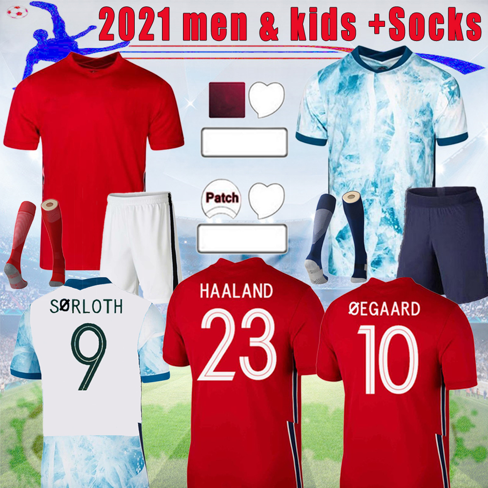 

2021 2022 national team Haaland Soccer Jersey 21 22 men & kids kit noruega Ödegaard Berge King Sorloth camisetas Football shirt, 2021 hone