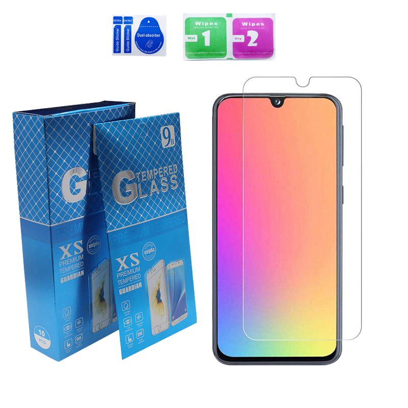 

2.5D 9H Tempered Glass For iPhone 12 pro max 11 XR XS 6 7 8 Plus Full glue clear Screen Protector Samsung A12 A32 5G A52 A02S A22 Motorola g play 2021 N200 5G with package