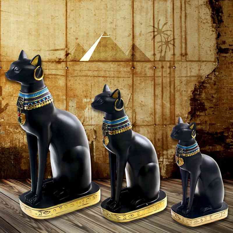 

Home resin crafts exotic cat God Egyptian home style decorative gift ornaments