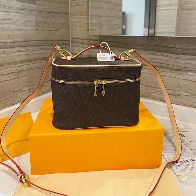 

Bucket Bags Handbags Lock Wash Designer Printing Fashion Shoulder Luxury Brand totes High Quality Purse mobile Phone Bag letter Women Floral wallet Cross body, No bags