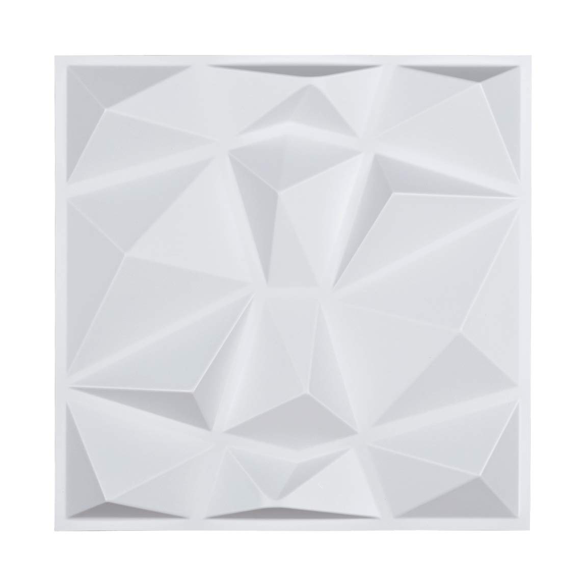 Art3d Decorative Soundproof 3D Wallpaper Panels in Diamond Design for Living room Bedroom TV backdrop, 30x30cm (33 Tiles)-image-716313962