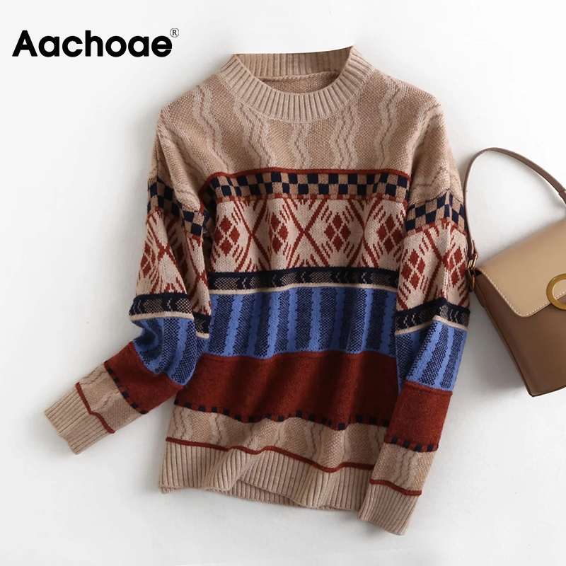 

Casual Women Pullover Sweater Batwing Long Sleeve Loose Lady Knitted Tops O Neck Soft Warm Sweaters Pull Femme 2021, Black;white
