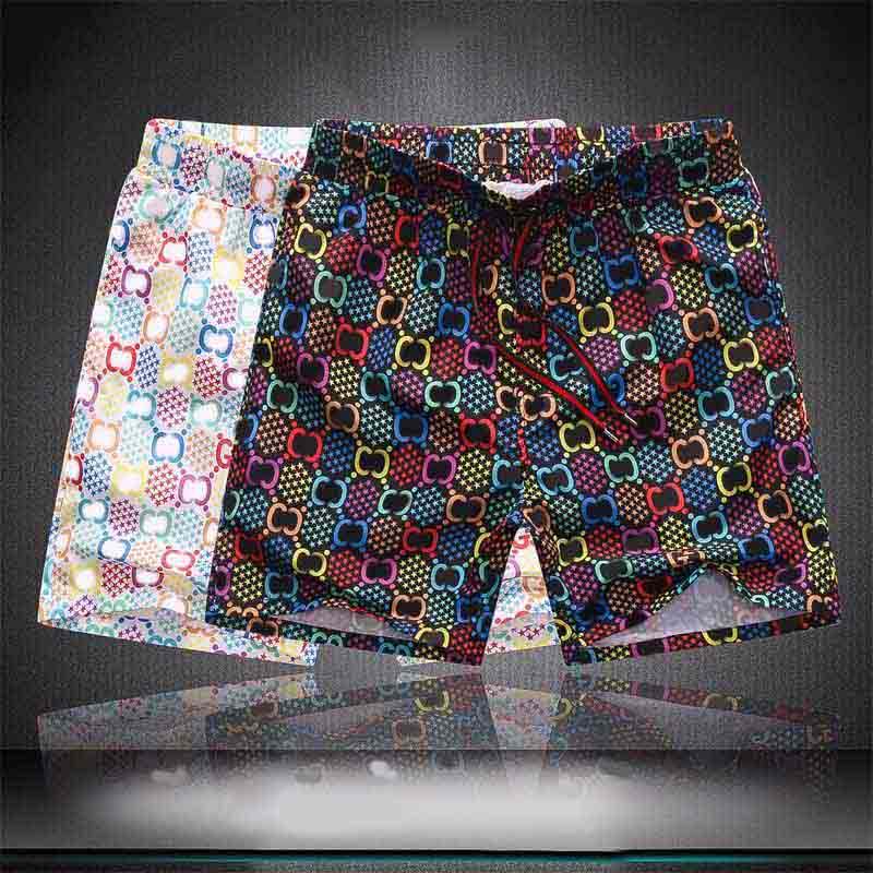 

Wholesale Summer Fashion Shorts New designer Board short Quick Drying SwimWear Printing Board Beach Pants Men Mens Swim Shorts, White;black