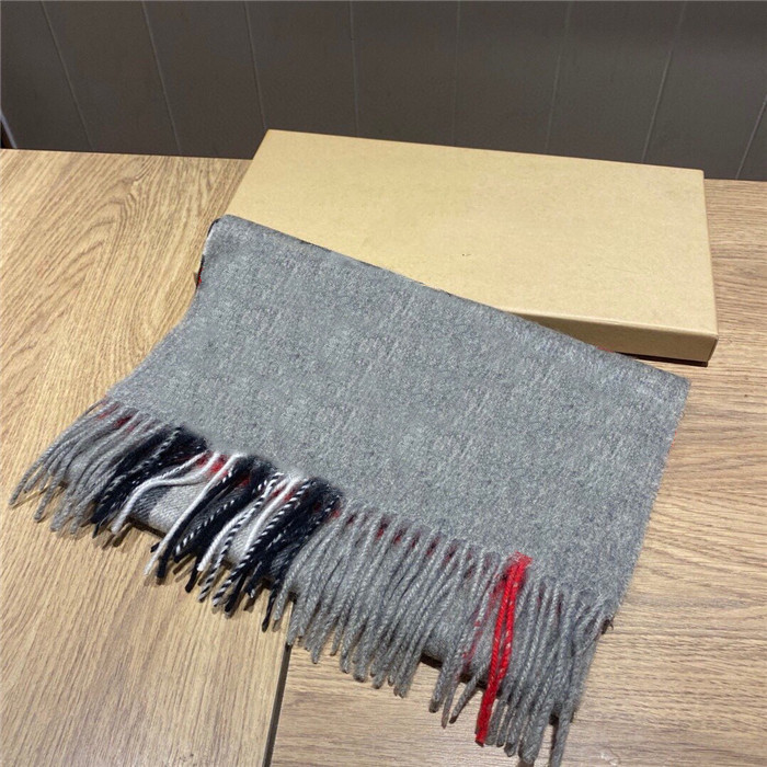 

With Box Gift Winter Luxury 100% Cashmere Scarf Men and Women Designer Classic Big Plaid Scarves Pashmina Infinity Scarfs 180X30CM