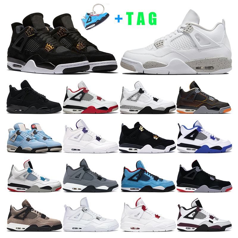 

basketball shoes 4s jumpman 4 mens women white oreo university bule black cat fired red Cactus Jack sports sneakers trainer size 36-47, 27 lucid green rasta