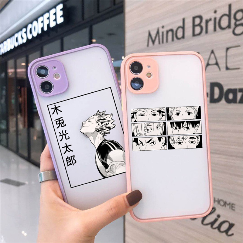 

Anime Haikyuu Love Volleyball Silicone Phone Case for Iphone 11 12 Pro Max X XSMAX XR 6 7 8 Plus SE2 Soft Bumper Phone Shell, -1