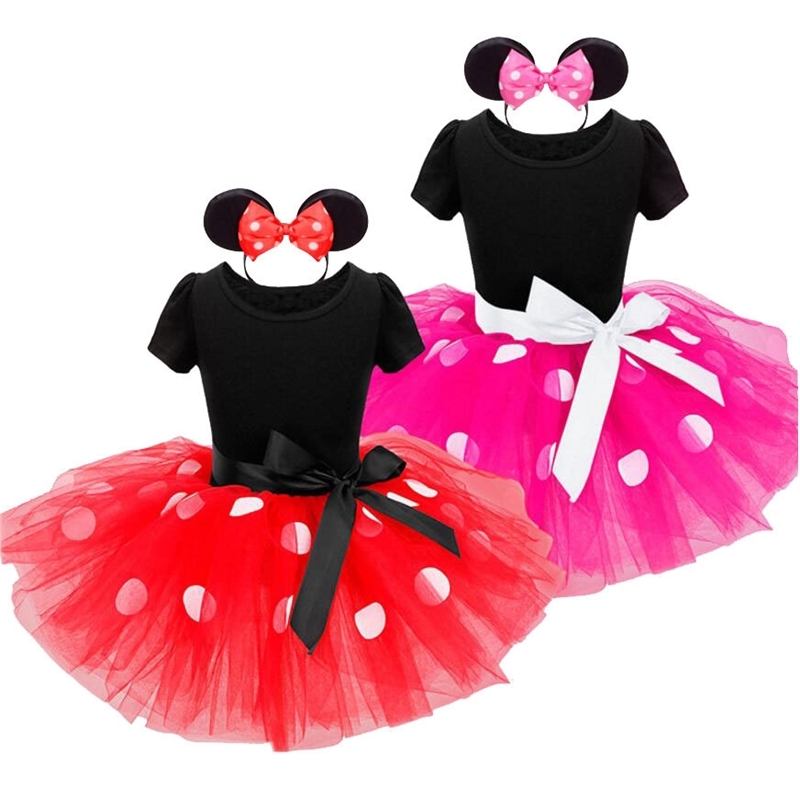 

New girls' dot screen dress children's short sleeve Princess poncho skirt, Figure color 2