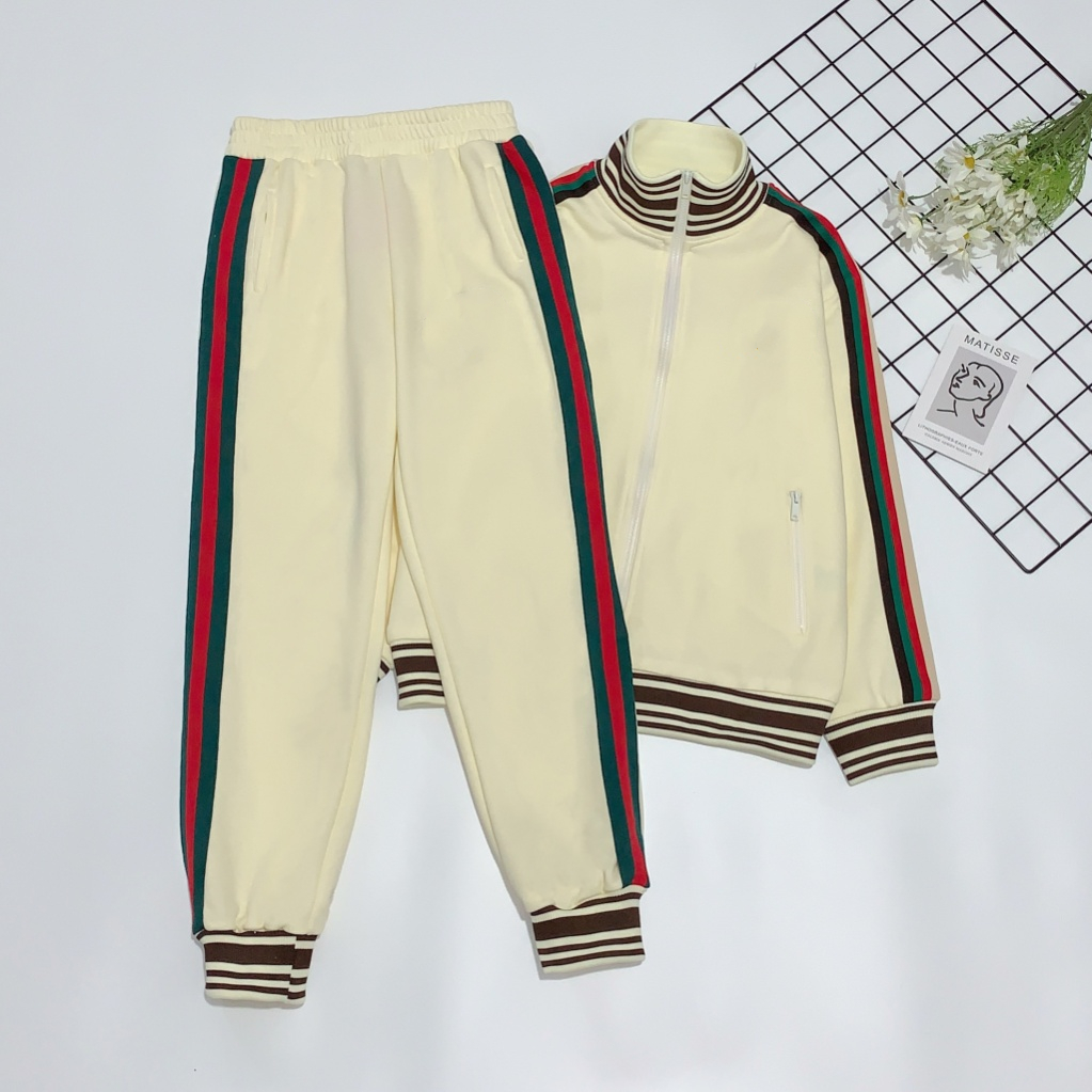 

Spring ,Autumn Tracksuits letter-printed casual jacket for men and women with Contrast color coat, Gray