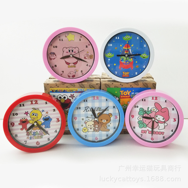 

cute japane cartoon alarm student dk clock ornament star kabi same street