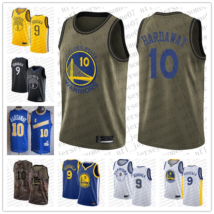 

Custom golden Men state women youth Warriorss 9 Andre Iguodala 10 Tim Hardaway white Blue black yellow Throwback Basketball jersey